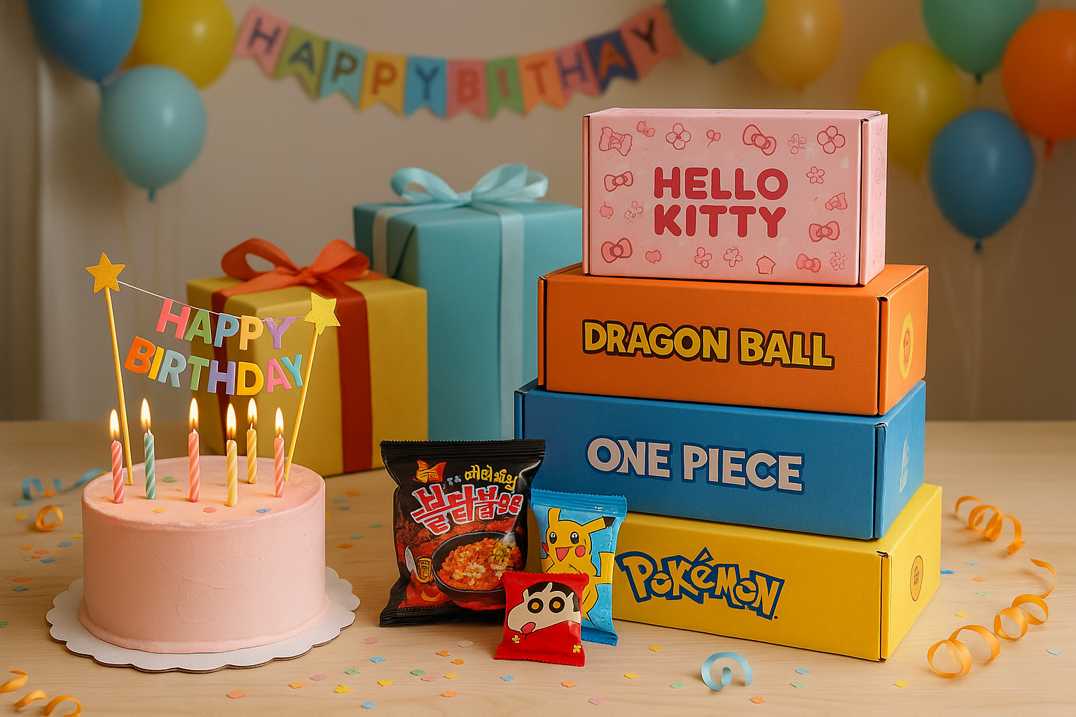 Cajas Anime para Cumpleaños – El Regalo Más Original del Año