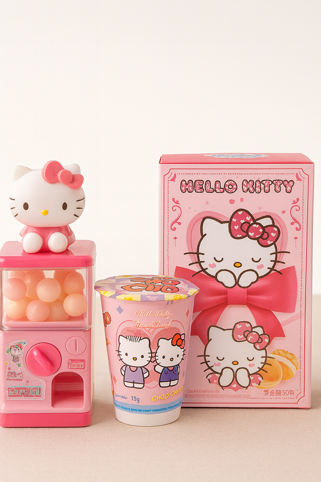 Hello Kitty Kawaii Box – Caja Sanrio con dulces, gominolas y bebida kawaii