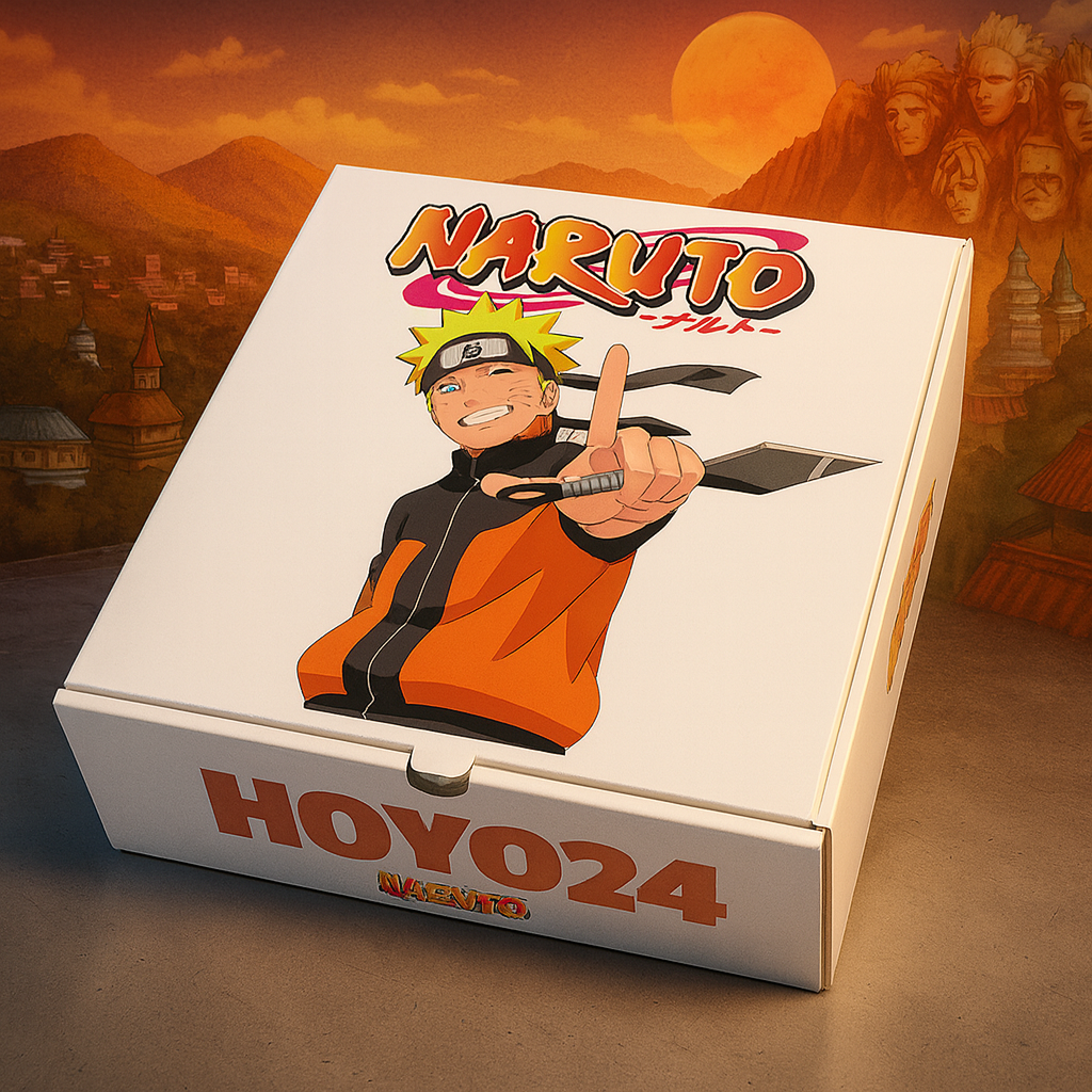 Ninja Snack Box – Caja Naruto con snacks, bebida y dulces japoneses