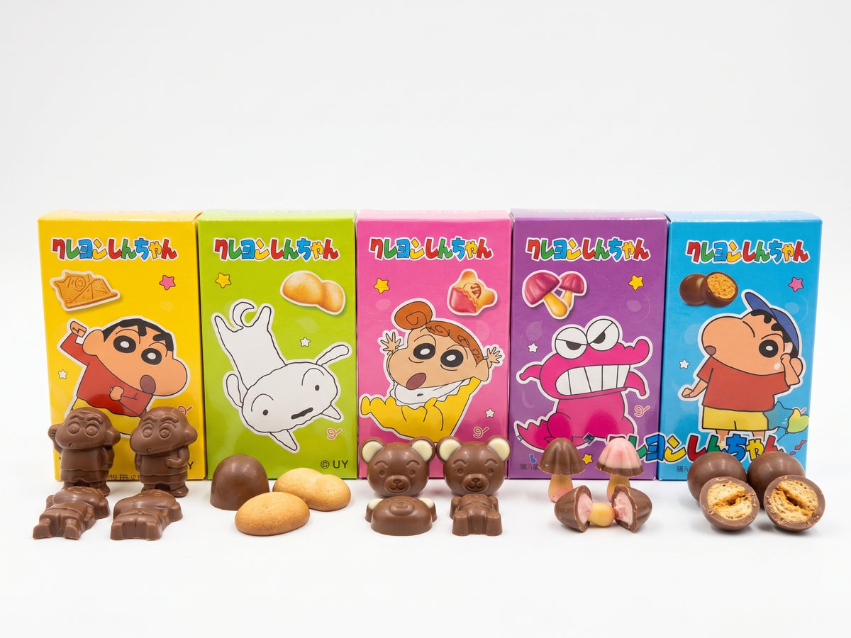 5 Cajas de chocolatinas de Shin Chan