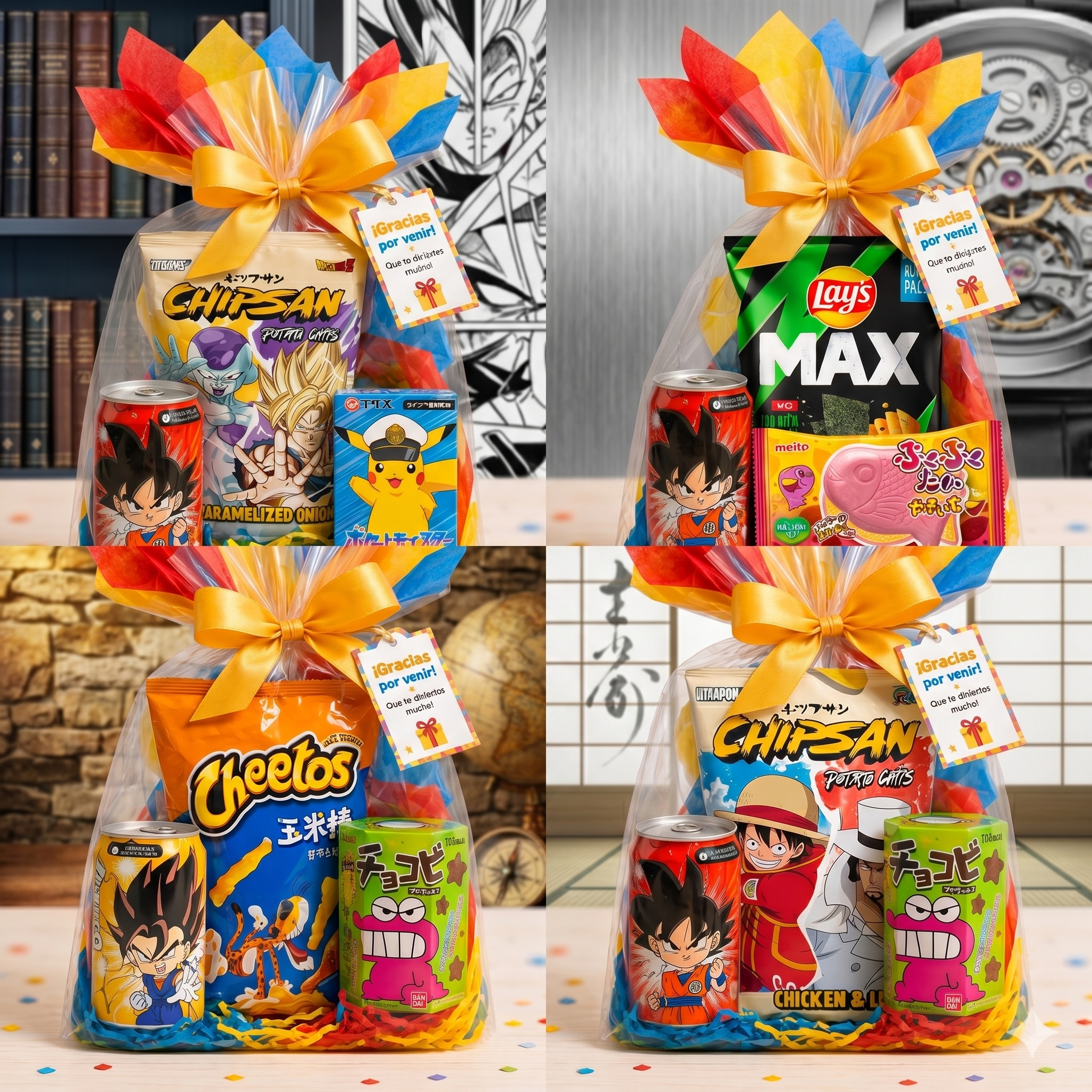🎁 Bolsas Regalo Invitados Anime