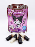 Bolsa de Kuromi con forma de lata con gominolas sabor cola