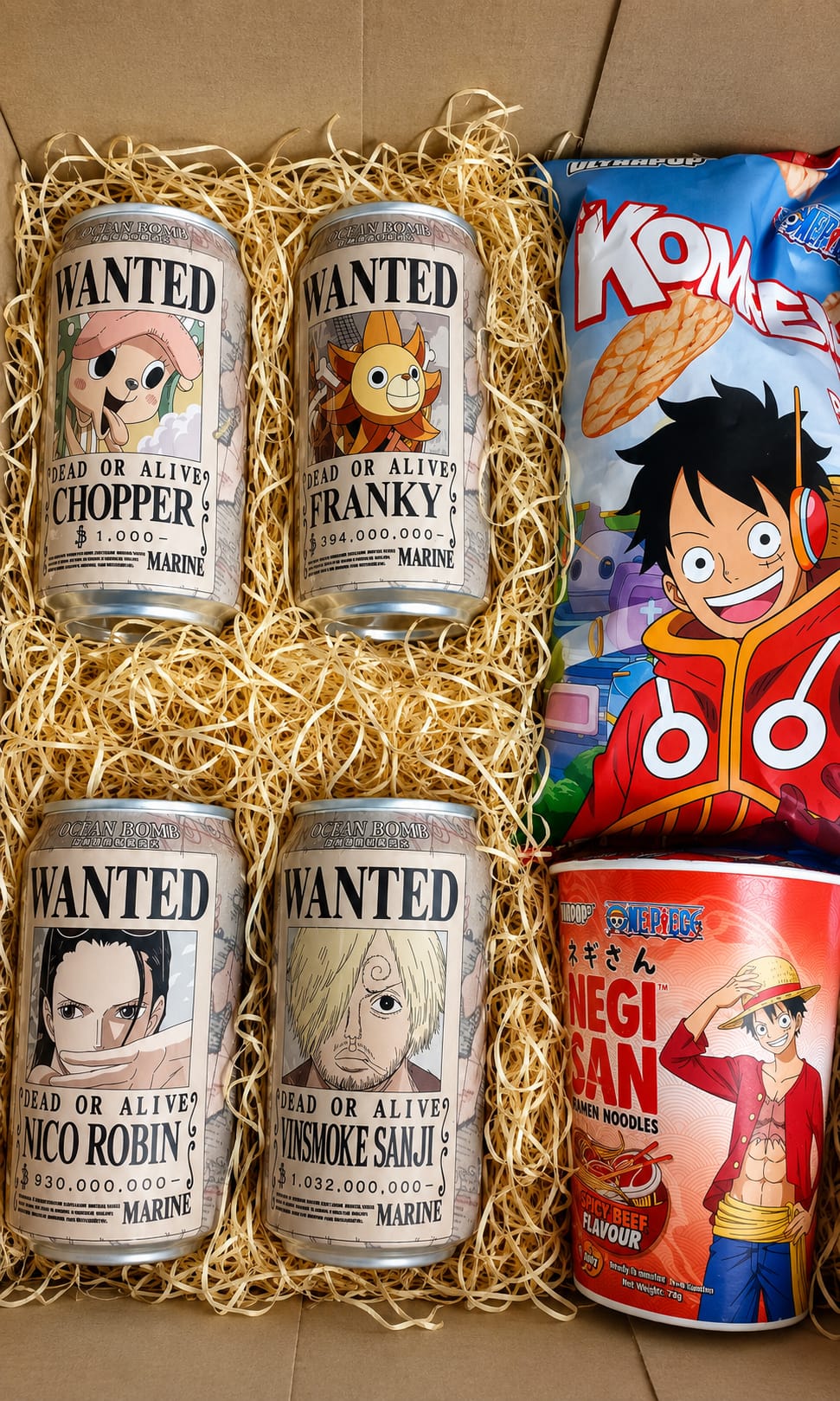 One Piece Wanted Box- Edición limitada de colección