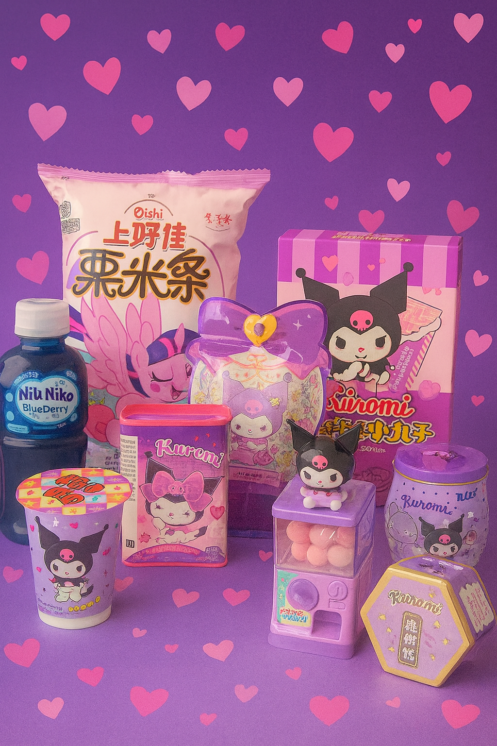 Kuromi Kawaii Snack & Candy Box