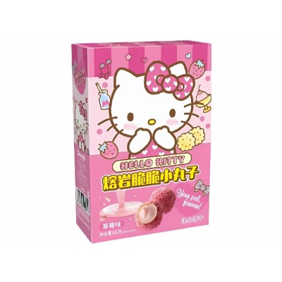 Bola Crujiente Sabor Fresaholic Hello Kitty